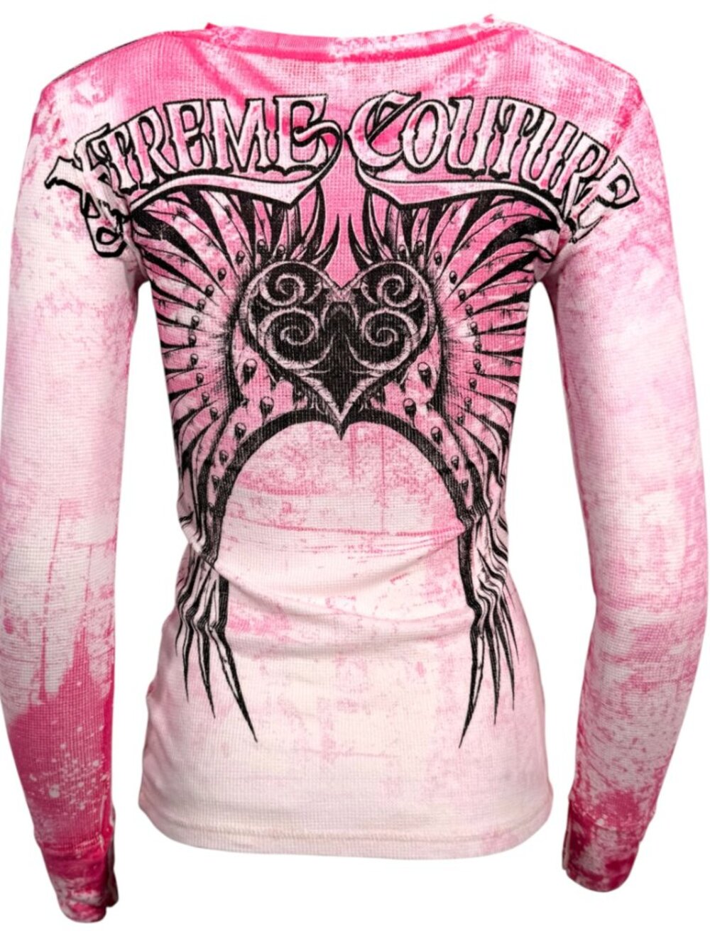 Xtreme Couture by Affliction Women's Long Sleeve Thermal Shirt Dealer - Picture 5 of 11